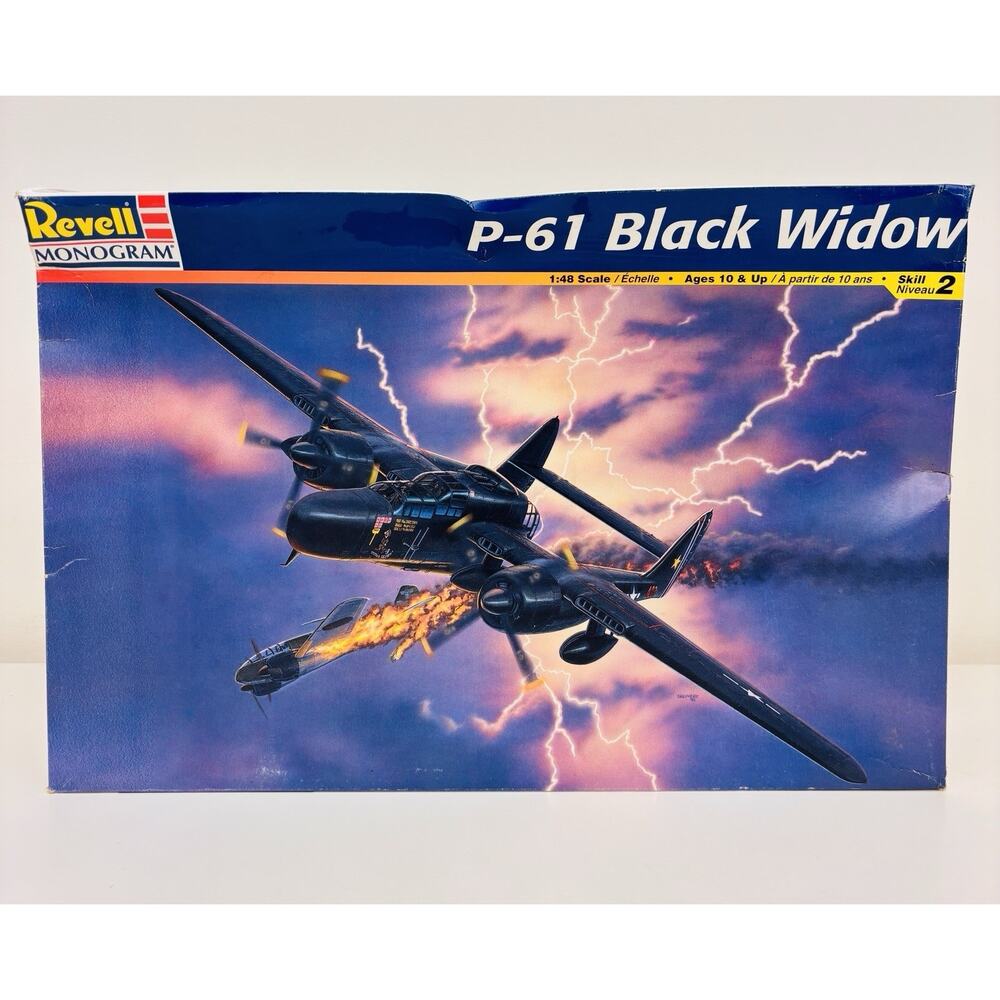 Revell Monogram P-61 Black Widow 1:48 Plastic Model Kit 85-7546 New Open Box